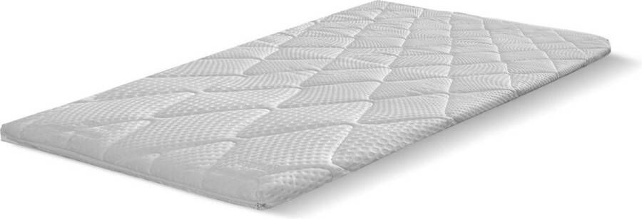 Elegance Topdekmatras Border Latex 6cm 80x200 Oplegmatras Topper Matras