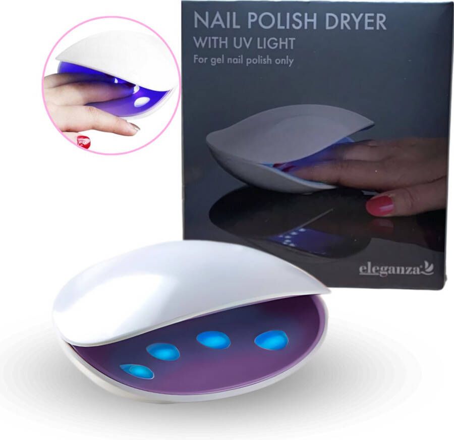 Eleganza Nagellamp UV nagellamp Nagel droger UV Lamp Hand verzorging Nagellak droger