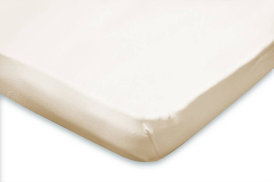Eleganzzz Hoeslaken Topper Jersey Stretch Ecru Hoeslaken 90x210 220cm 100x200cm Eenpersoons 100% Katoen Topper Hoeslakens