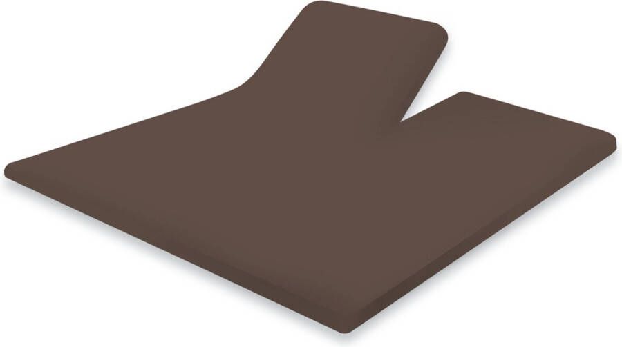 Eleganzzz Splittopper Hoeslaken Katoen Perkal Taupe 180x210 220cm Split Enkel Single Split Topper Hoeslakens Lits Jumeaux