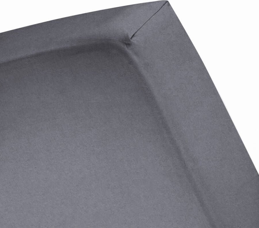 Eleganzzz Topper Hoeslaken 180gr m2 Hoogwaardig Flanel Hoeslaken 180x210 220 Antraciet