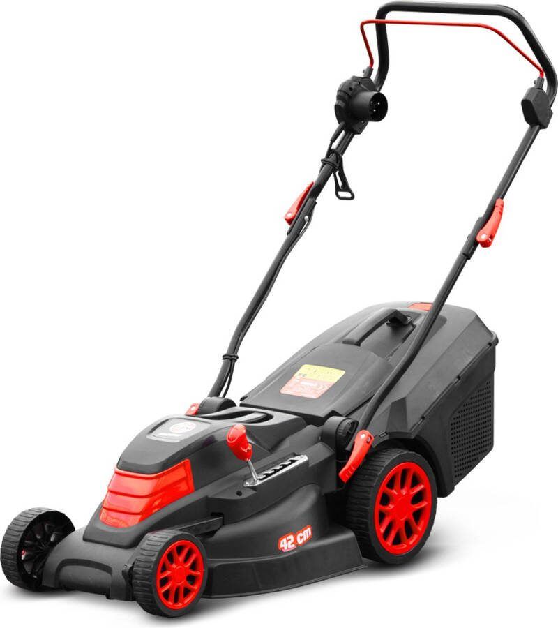 ELEM GARDEN TECHNIC ELEM Grasmaaier Elektrische 1800W Maaibreedte 42CM Opvangbak 40L