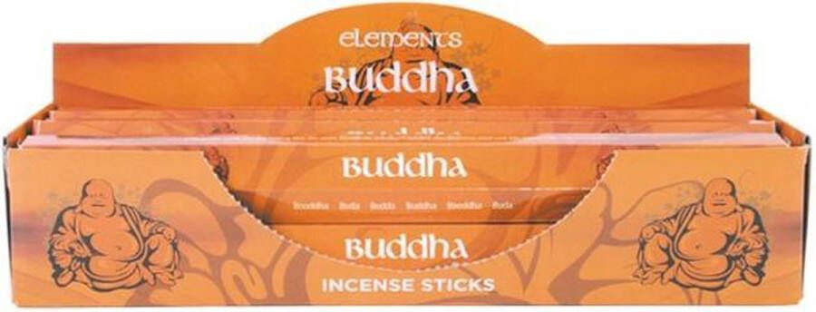 Element s Buddha incense sticks wierook stokjes (6 doosjes van 20 stokjes)