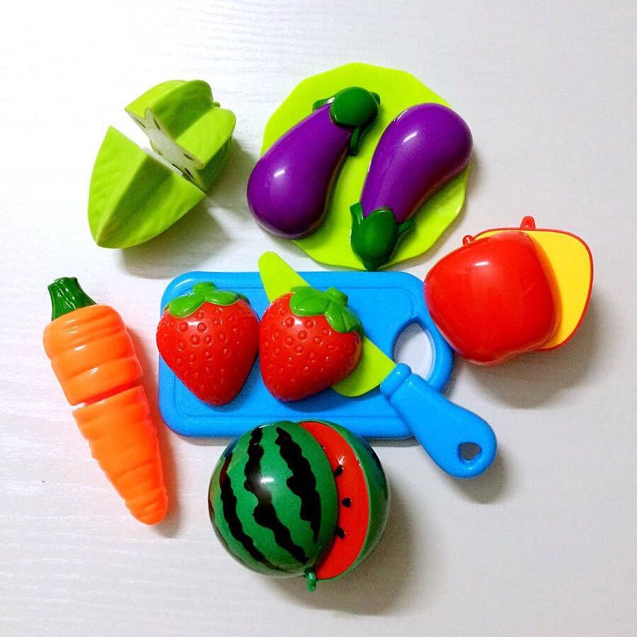 Elemental GOods 10 Delig Setfruit Speelgoed Set Voor Kinderen Koken Speelgoedeten Voedsel Keuken Kerst Kerstcadeau