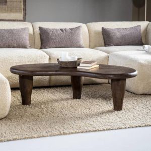 Eleonora Salontafel Jodi Organisch Mangohout 130 x 75cm Bruin