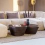 Eleonora Salontafel Mila Organisch Mangohout 107 x 78cm Bruin - Thumbnail 1