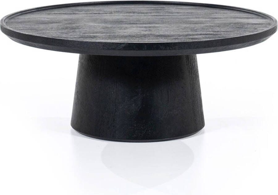 Eleonora | Salontafel Ron 80x32 zwart | Woonkamertafels | Salontafel