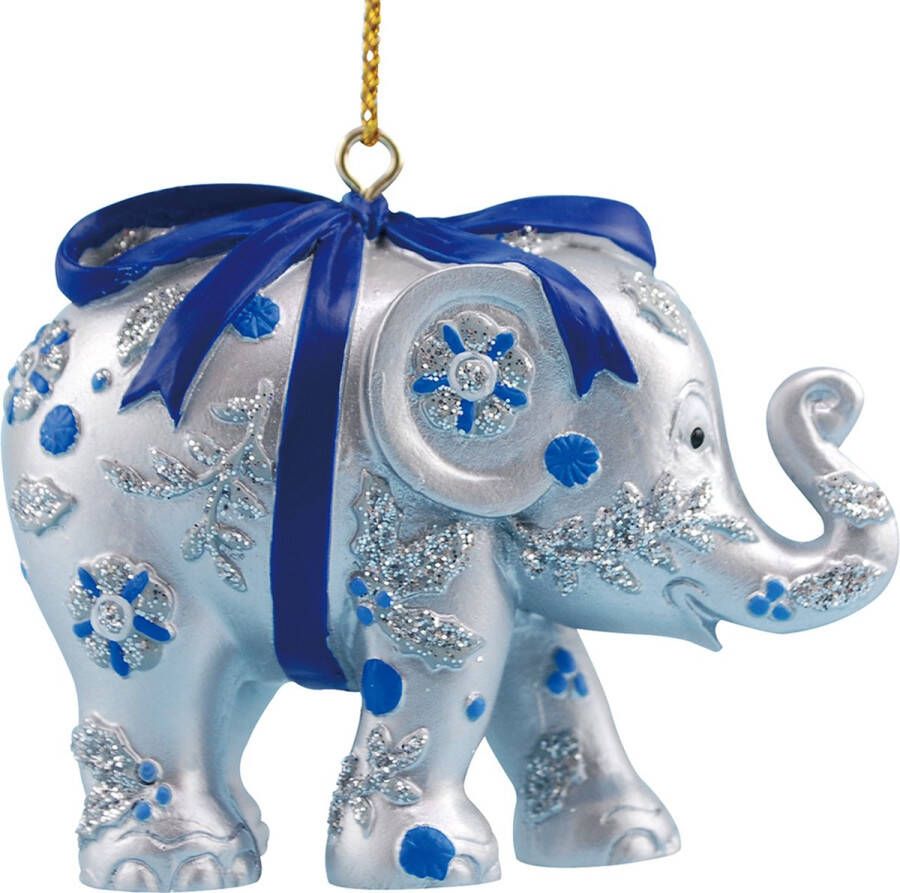 Elephant Parade Bundle of Joy Silver Ornament Handgemaakt Olifanten Ornament- 5cm