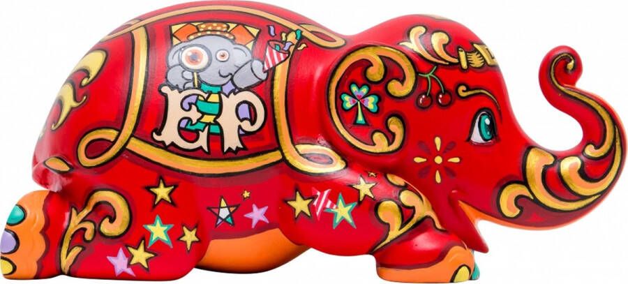 Elephant Parade Lucky Happy Ellybank Spaarpot Handgemaakt Olifantenstandbeeld 15 cm