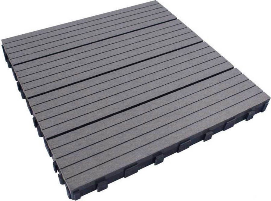 Elephant Terrastegel composiet grijs click 30 x 30 cm (set van 4 stuks)