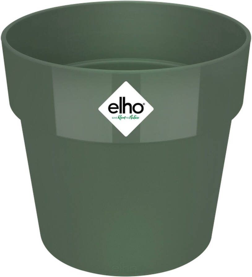 Elho B.for Original Rond 16 Bloempot voor Binnen 100% Gerecycled Plastic Ø 15.9 x H 14.6 cm Blad Groen