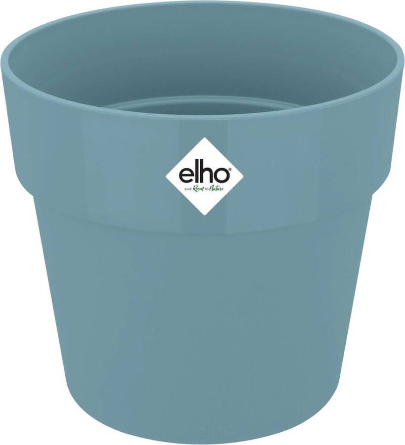 Elho B.for Original Rond Mini 13 Bloempot voor Binnen Ø 12.5 x H 12.0 cm Blauw Duifblauw