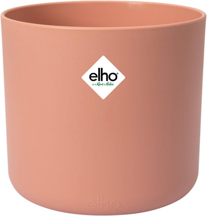 Elho B.for Soft Rond 16 Bloempot voor Binnen 100% gerecycled plastic Ø 16 x H 15 cm Delicaat Roze