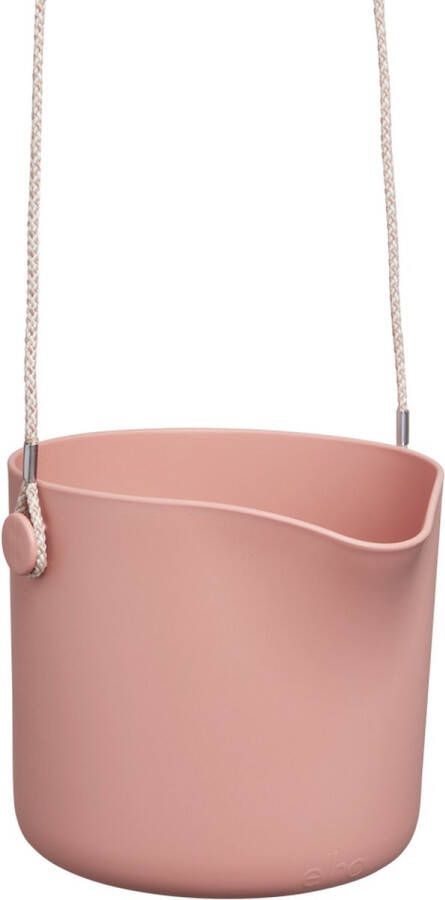 Elho B.for Swing 18 Hangpot Bloempot voor Binnen Inclusief Verstelbaar Hangkoort Ã˜ 18.0 x H 16.5 cm Delicaat Roze