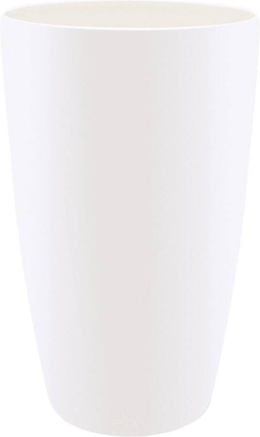 Elho Brussels Diamond Rond Hoog 27 Bloempot voor Binnen Ø 27.0 x H 44.1 cm Wit