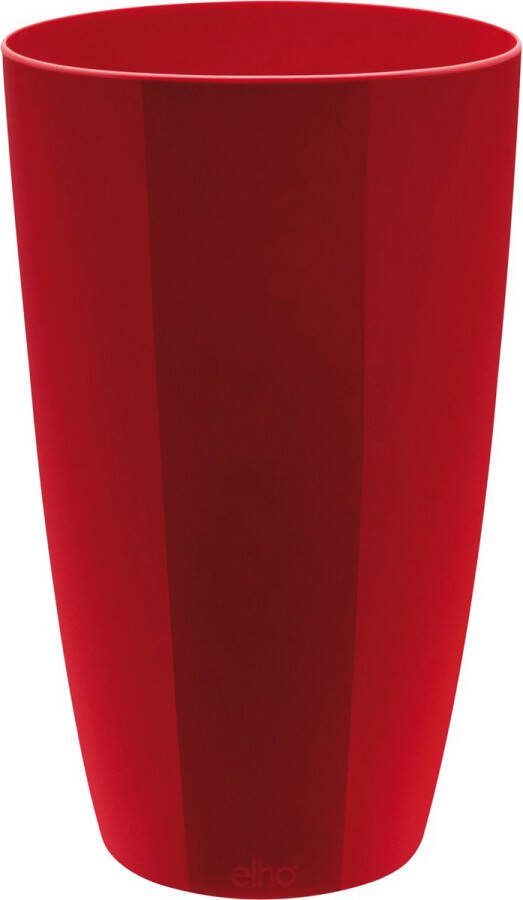 Elho Brussels Diamond Rond Hoog 27 Bloempot voor Binnen Ø 27.0 x H 44.1 cm Lovely Red