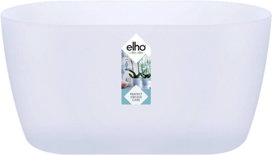 Elho Brussels Orchidee Duo 25 Bloempot voor Binnen Ø 24.8 x H 12.0 cm Transparant Transparant