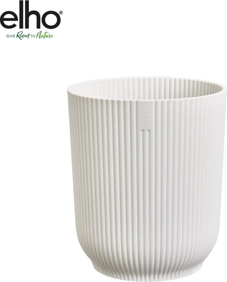 Elho Pot Vibes Orchid wit D13 x H15 plantenpot ontworpen voor kweken van orchideeën