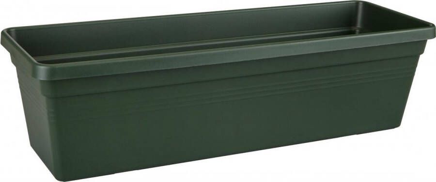 Elho Green Basics Balkonbak 50 Plantenbak voor Balkon Buiten Ø 48.8 x H 14.0 cm Blad Groen