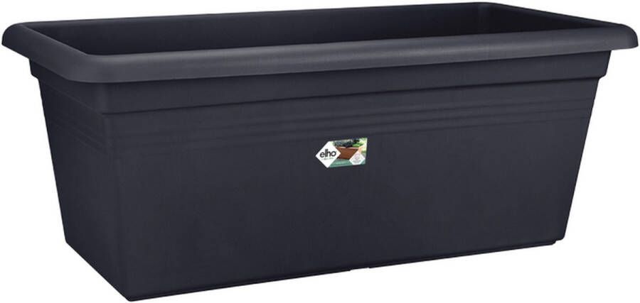 Elho Green Basics Garden Xxl 80 Plantenbak voor Buiten Ø 77.0 x H 34.5 cm Zwart Living Black