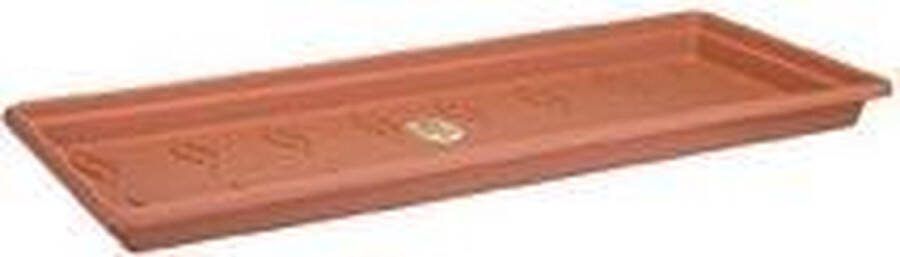 Elho Green Basics Garden Xxl Schotel 100 Schotel voor Buitenaccessoires Ø 89.5 x H 6.0 cm Mild Terra