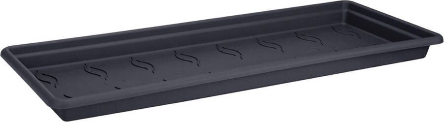 Elho Green Basics Garden Xxl Schotel 60 Schotel voor Buitenaccessoires Ø 54.5 x H 4.8 cm Zwart Living Black