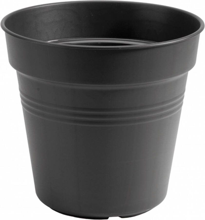 Elho Green Basics Kweekpot 27 Kweekpot voor Binnen en Buiten Ø 27.0 x H 24.7 cm Living Black