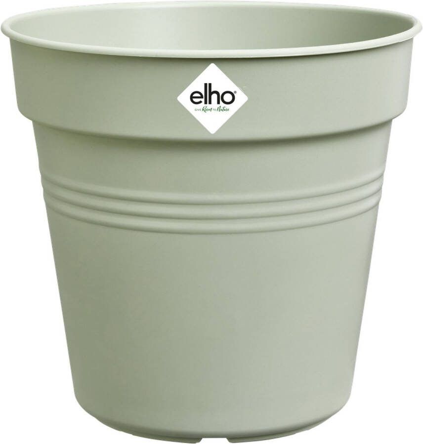 Elho Green Basics Kweekpot 27 Kweekpot voor Binnen en Buiten Ø 27.0 x H 24.7 cm Steengroen