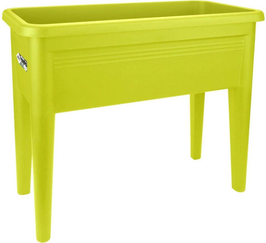 Elho Green Basics Kweektafel XXL 75 Kweekbak op Poten 100% Gerecycled Plastic L 36.5 x W 75.5 x H 65.1 cm Lime Groen