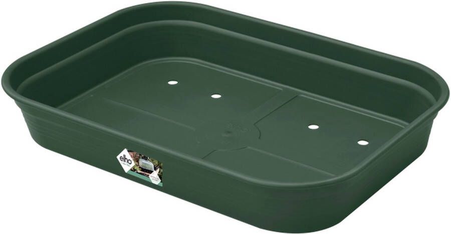 Elho Green Basics Kweektray 36 Accessoires voor Binnenbuitenkweken En Oogstenaccessoires Ø 36.0 x H 6.3 cm Groen Blad Groen