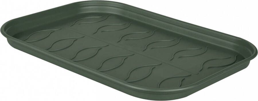 Elho Green Basics Kweektray Schotel 24 Schotel voor Binnenbuitenkweken En Oogstenaccessoires Ø 23.5 x H 2.5 cm Groen Blad Groen