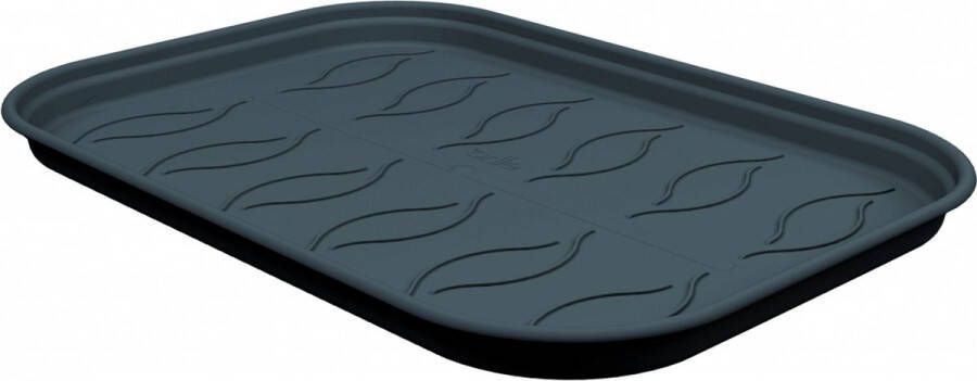 Elho Green Basics Kweektray Schotel 24 Schotel voor Binnen en Buiten Kweken en Oogsten Ø 23.5 x H 2.5 cm Living Black