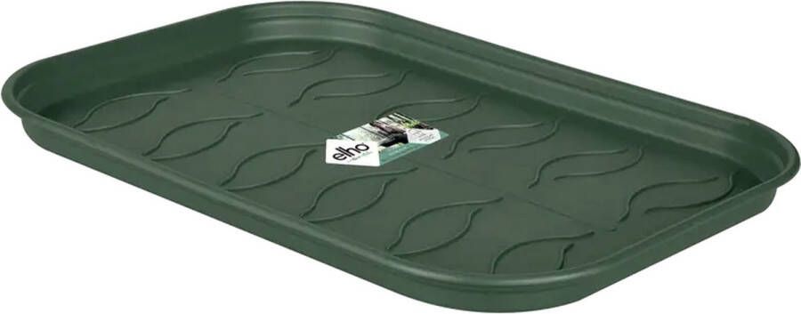 Elho Green Basics Kweektray Schotel 51 Schotel voor Binnenbuitenkweken En Oogstenaccessoires Ø 51.0 x H 2.4 cm Groen Blad Groen