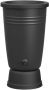 Elho Green Basics Regenton Plus 105 Regenton voor Kweken En Oogsten Ø 58.4 x H 80.4 cm Zwart Living Black - Thumbnail 1