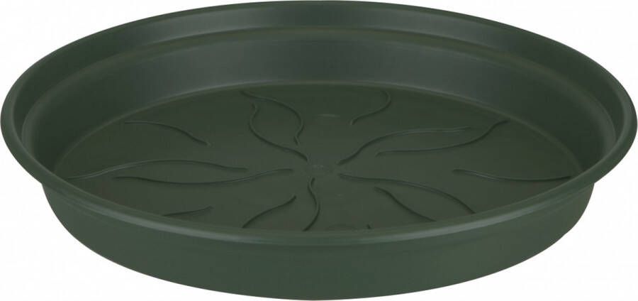 Elho Green Basics Schotel 41 Schotel voor Binnenbuitenkweken En Oogstenaccessoires Ø 41.0 x H 5.5 cm Groen Blad Groen
