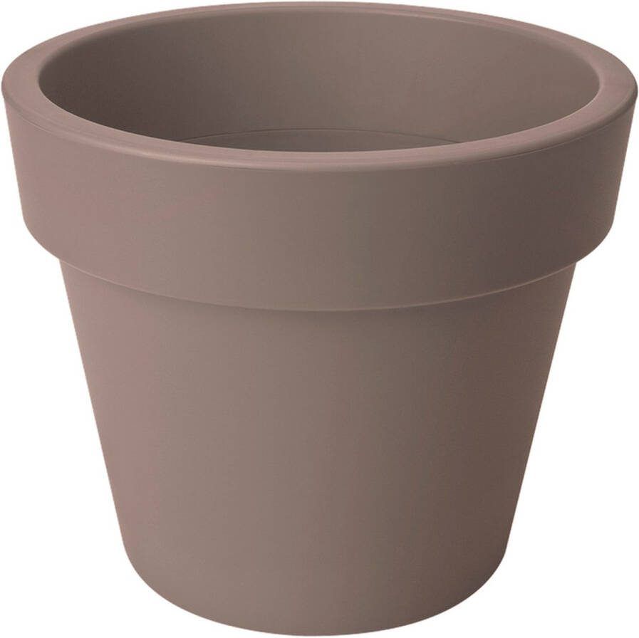 Elho Green Basics Top Planter 23 Bloempot voor Buiten Ø 23.0 x H 19.6 cm Taupe