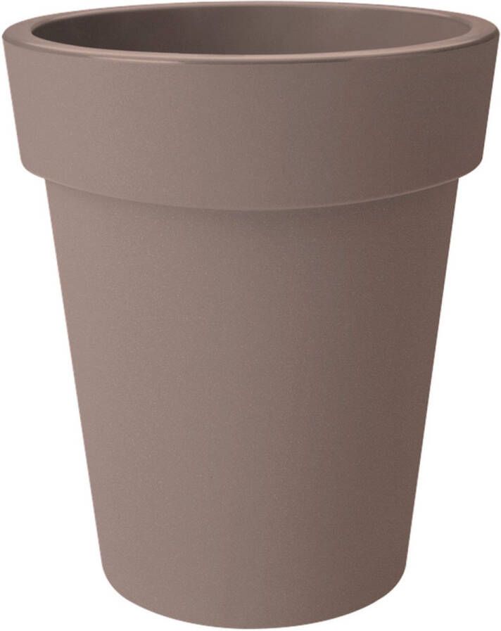Elho Green Basics Top Planter Hoog 35 Bloempot voor Buiten Ø 34.5 x H 41.0 cm Taupe
