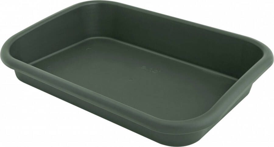 Elho Green Basics Tuintray 60 Accessoires voor Binnenbuitenkweken En Oogstenaccessoires Ø 58.5 x H 11.0 cm Groen Blad Groen