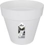 Elho Loft Urban Rond 30 Bloempot voor Buiten Ø 28.5 x H 26.0 cm Wit Wit - Thumbnail 1