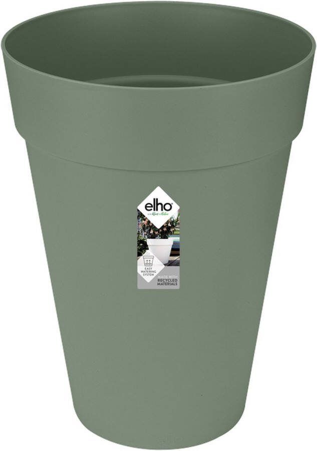 Elho Loft Urban Rond Hoog 35 Bloempot voor Buiten Ø 33.5 x H 45.3 cm Pistachegroen