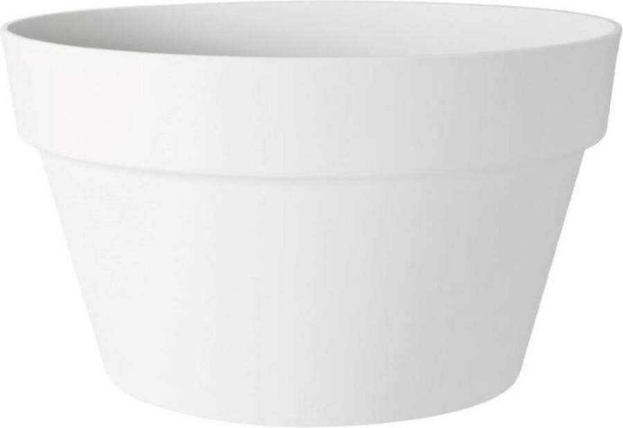 Elho Loft Urban Schaal 35 Bloempot voor Buiten Ø 34.5 x H 20.2 cm Wit