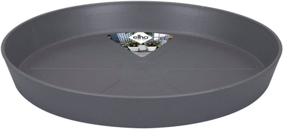 Elho Loft Urban Schotel Rond 30 Schotel voor Buiten Ø 30.2 x H 4.1 cm Antraciet