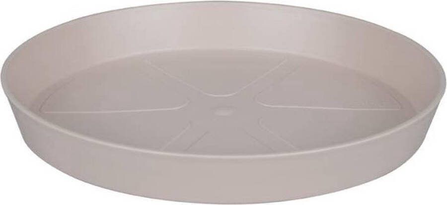 Elho Loft Urban Schotel Rond 34 Schotel voor Buiten Ø 34.3 x H 5.0 cm Warm Grijs