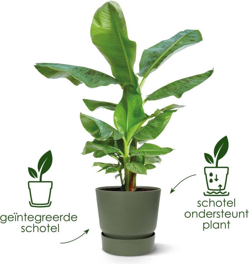 Elho Pot Greenville Round zwart D30 x H28