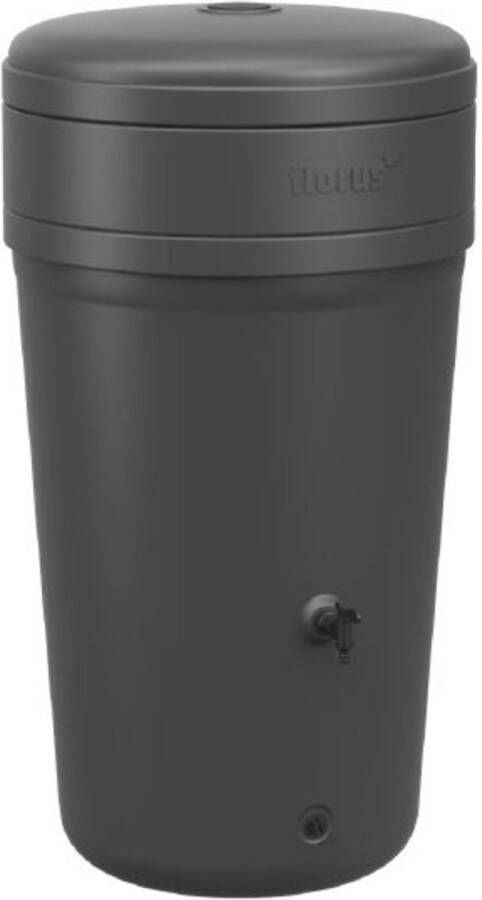 Elho Regenton Florus Regenwatertonnen 200 l Zwart