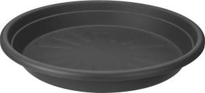 Elho Universele Schotel Rond 48 Schotel voor Binnen & buiten accessoires Ø 48.0 x H 7.0 cm Zwart Antraciet