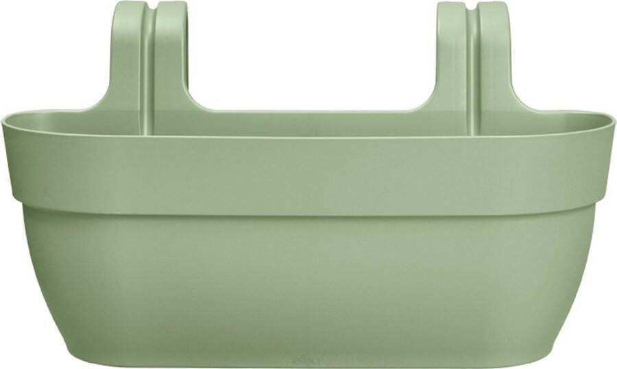 Elho Vibia Campana Easy Hanger L 46 Balkonbak met Ophanghaken 100% Gerecycled Plastic Ø 46.0 x H 26.5 cm