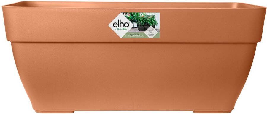 Elho Vibia Campana Trough 80 Plantenbak voor Buiten Ø 76.5 x H 33.3 cm Terra