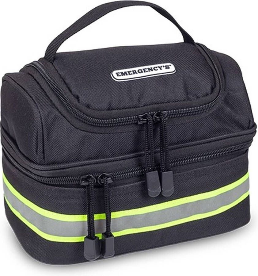 Elite Bags Isothermische Lunchbox Inclusief box van Duurzam Kunstof Zwart Lunchtas