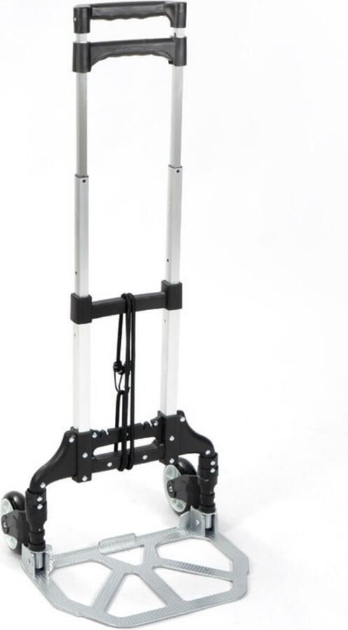 ElixPro SD441 Steekwagen Opvouwbaar 80KG Draagvermogen Transportwagen Zwart